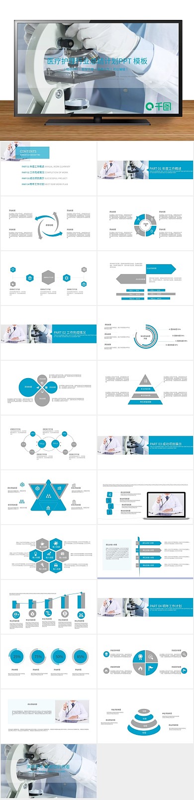 医疗器械汇报医疗交流规划PPT
