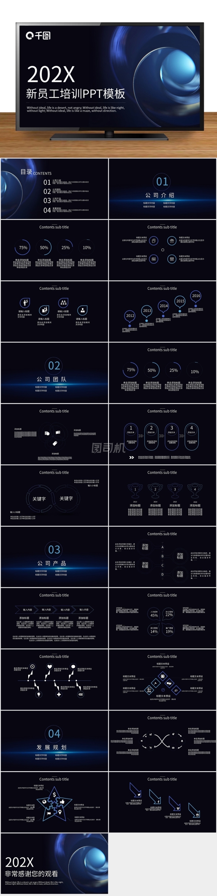 創(chuàng)意新員工培訓(xùn)PPT模板