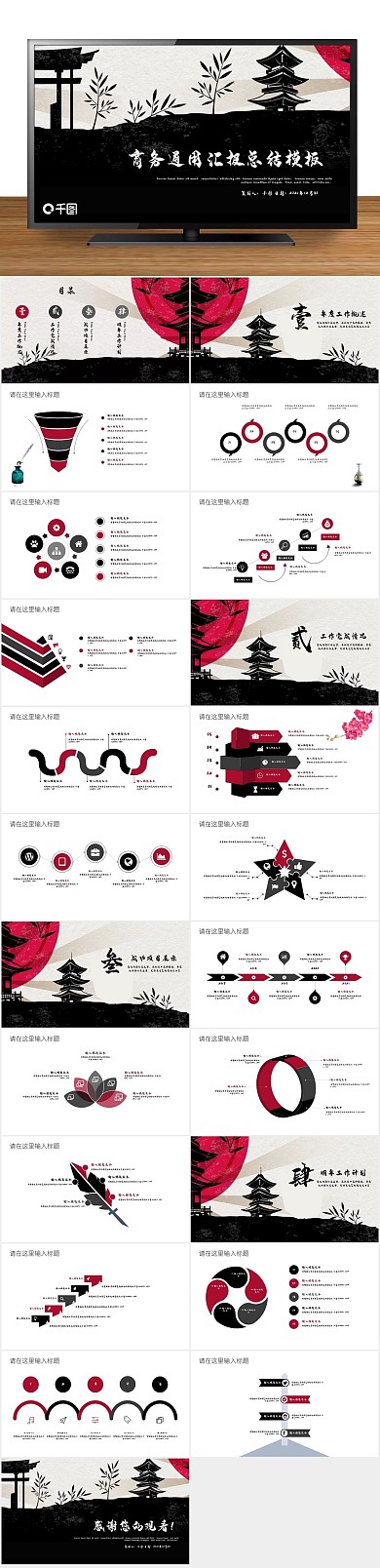 报告项目总结汇报年终总结PPT
