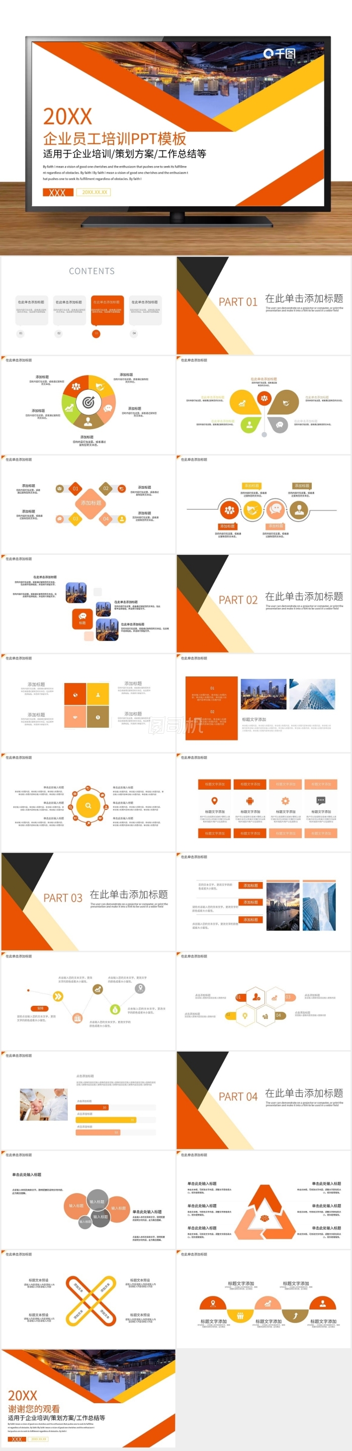 企業(yè)員工培訓(xùn)PPT模板