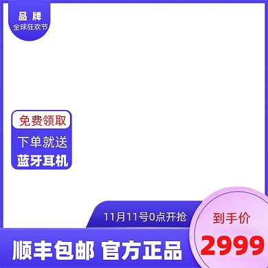 双十一电商主图主标