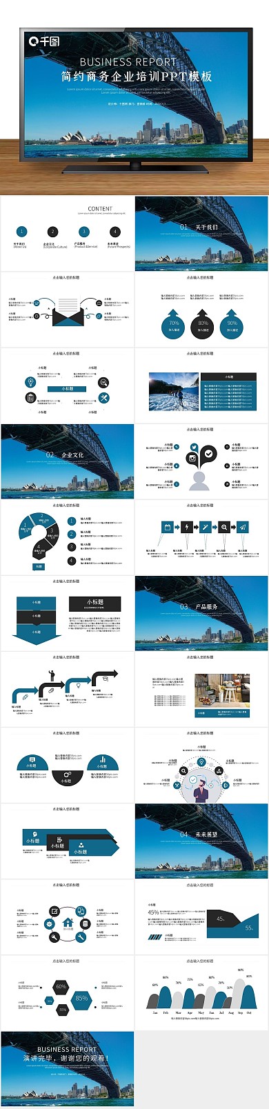 文化部门商务企业培训汇报PPT
