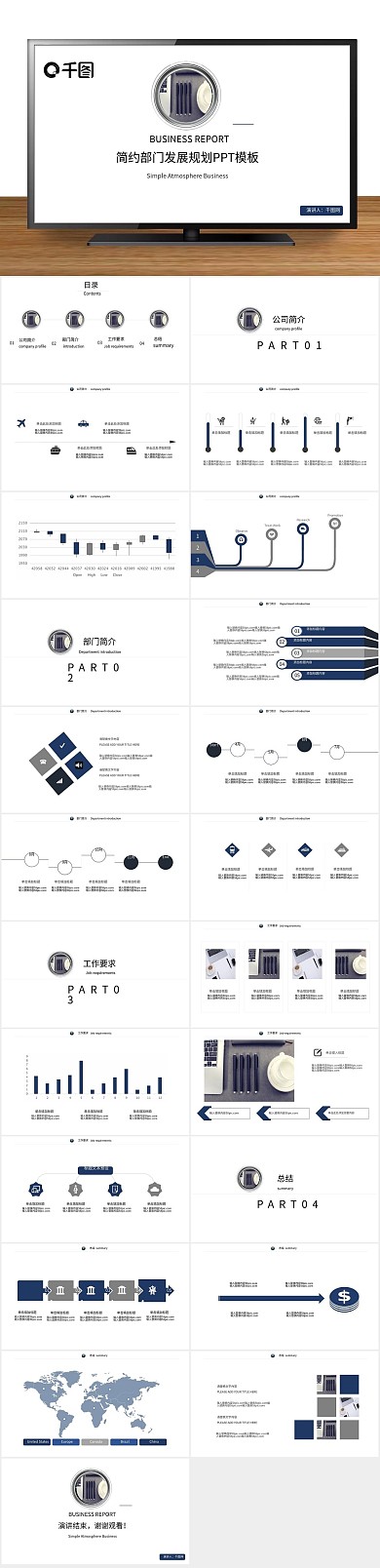 创业融资规划商业计划书通用PPT
