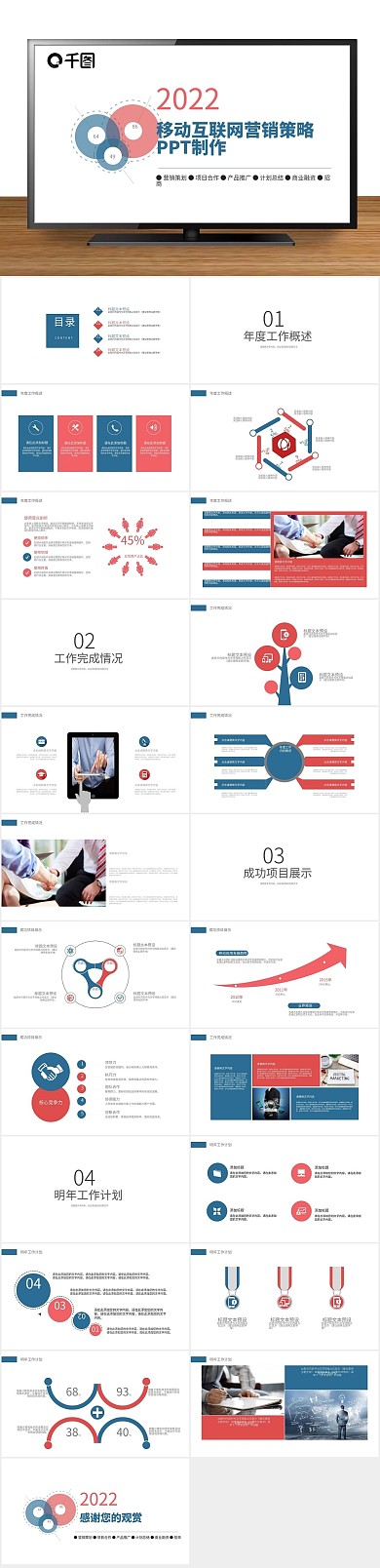 工作总结年终总结工作汇报PPT
