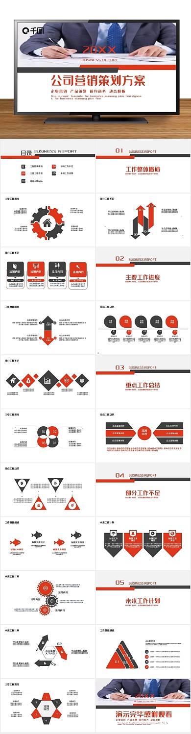营销企业公司营销策划方案PPT

