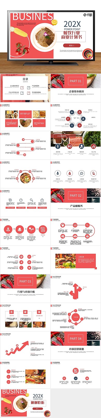 工作工作汇报宣传策划商业计划书PPT
