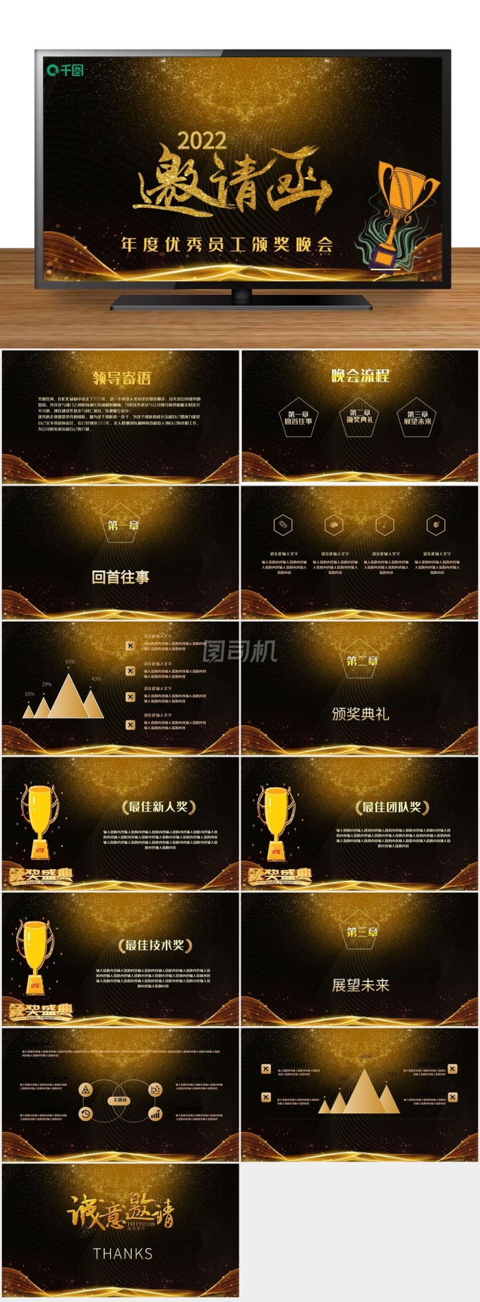 年度優(yōu)秀員工頒獎晚會邀請函