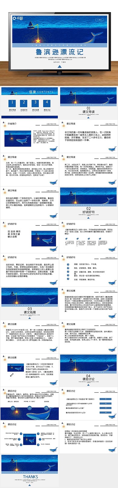 培训教育鲁宾逊漂流记PPT课件
