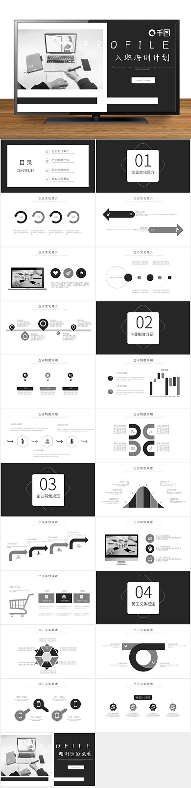 课件教育新员工入职培训PPT
