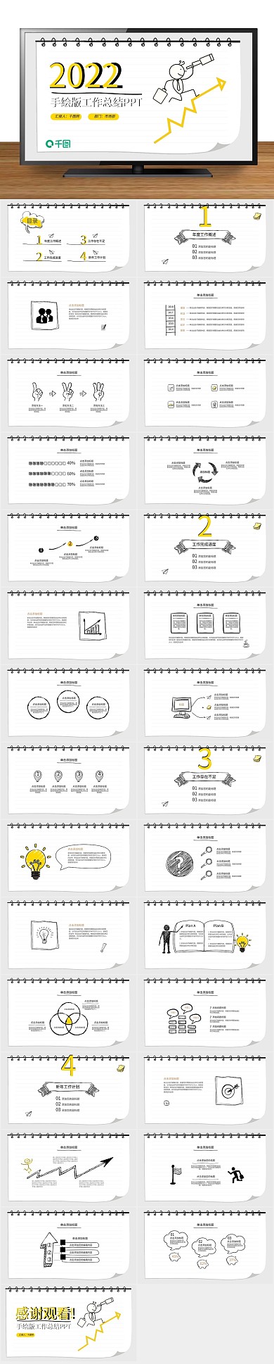 商务计划工作总结报告述职ppt
