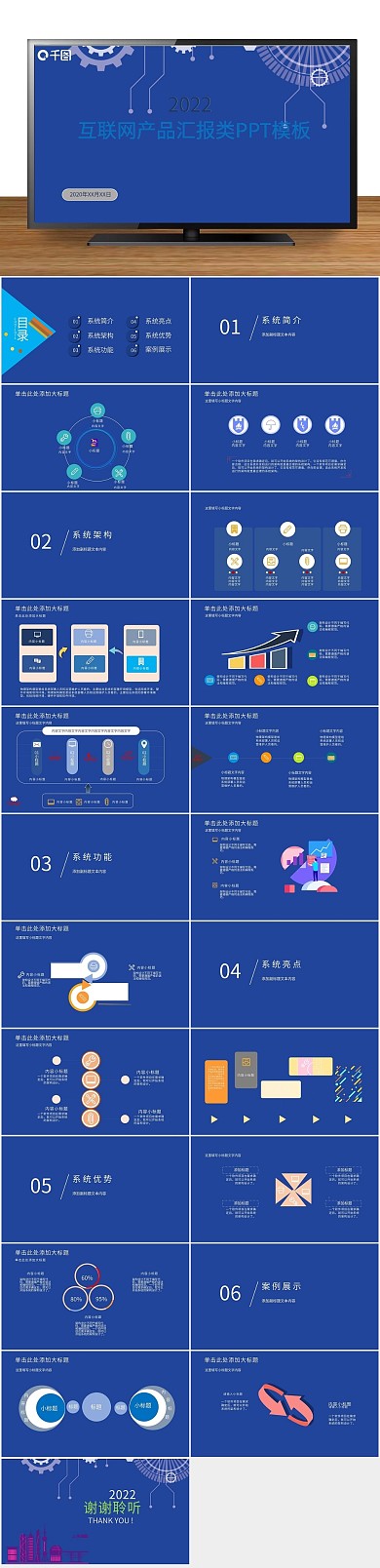 介绍科技产品汇报类PPT

