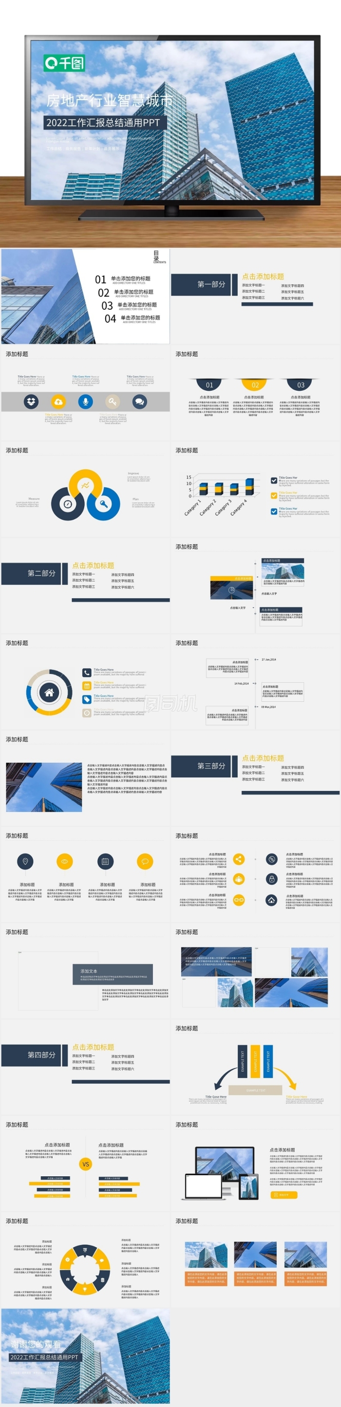 商務智慧城市工作匯報總結通用PPT