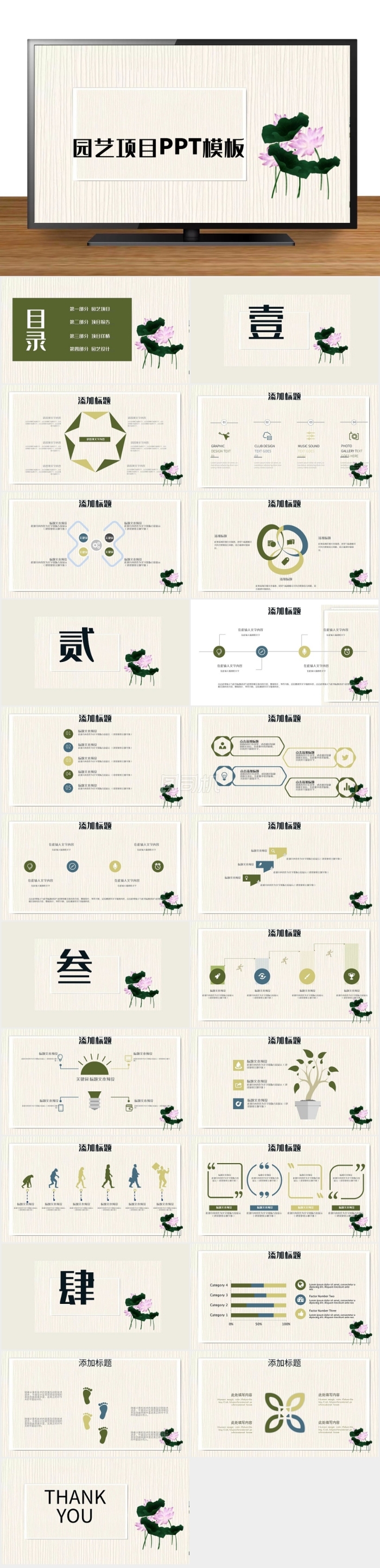 430簡約園藝項(xiàng)目商業(yè)計劃書PPT模板