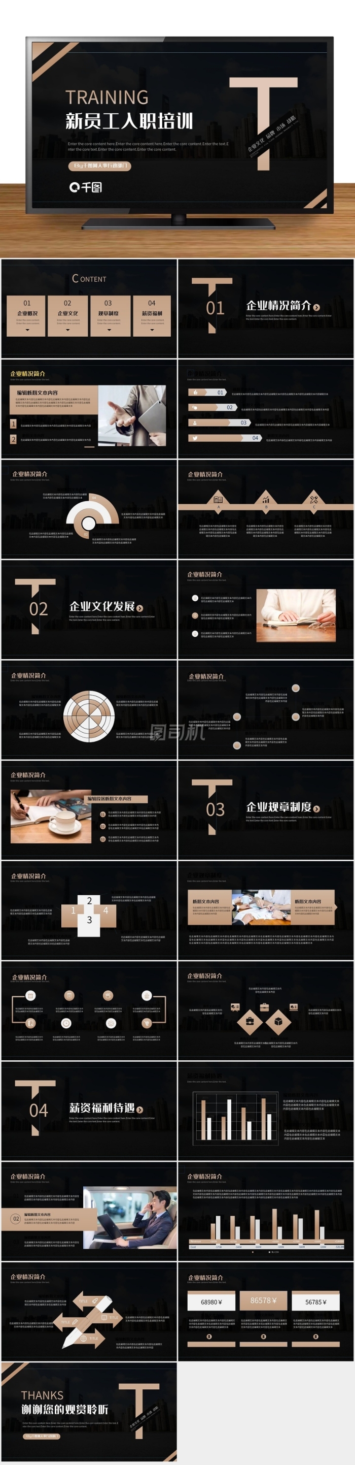 簡約商務(wù)企業(yè)培訓(xùn)PPT模板