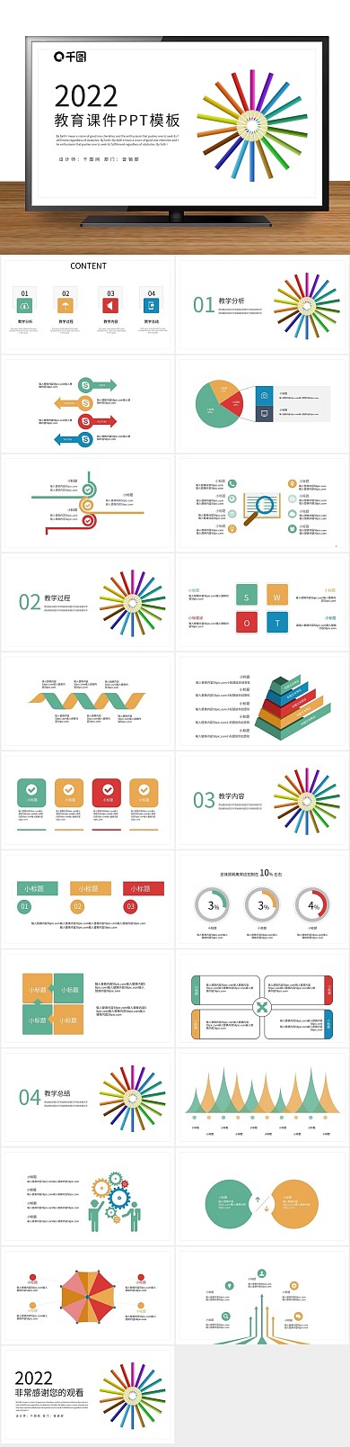 教育教学儿童教育培训课件PPT
