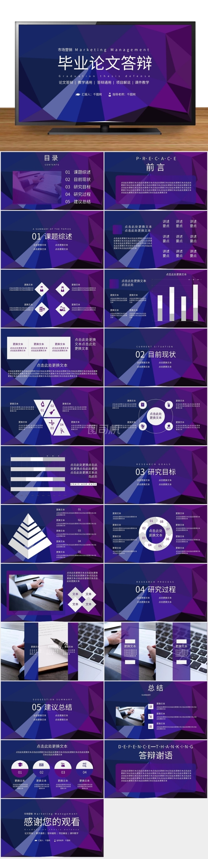 低面風(fēng)市場(chǎng)營(yíng)銷畢業(yè)論文答辯PPT模板