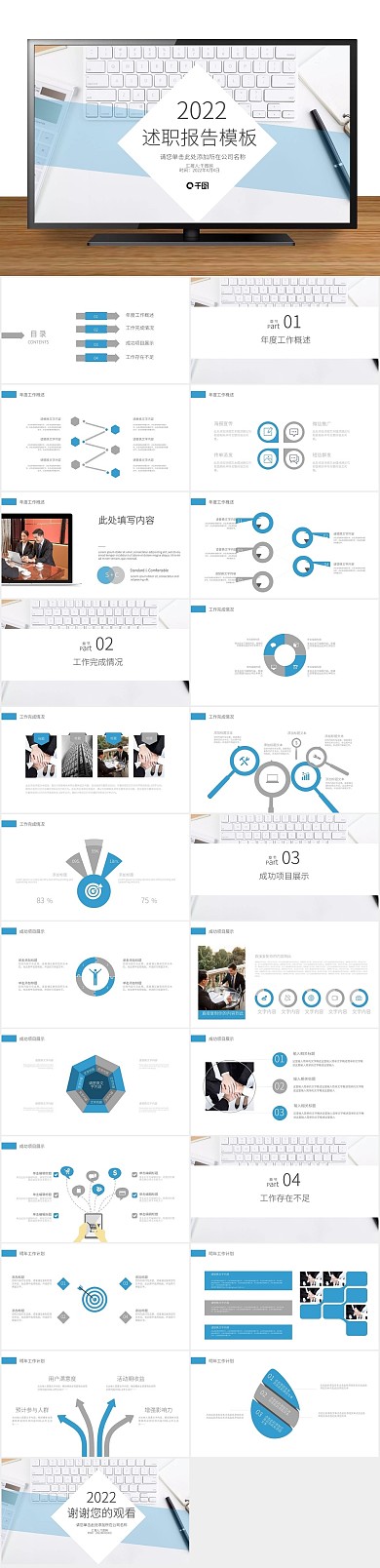 商业报告总结计划商务PPT
