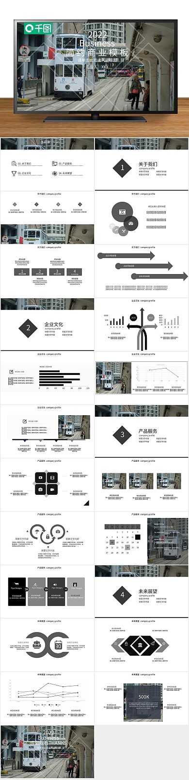 创意简约房产商业计划书PPT
