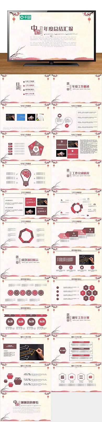 工作汇报工作总结汇报通用PPT
