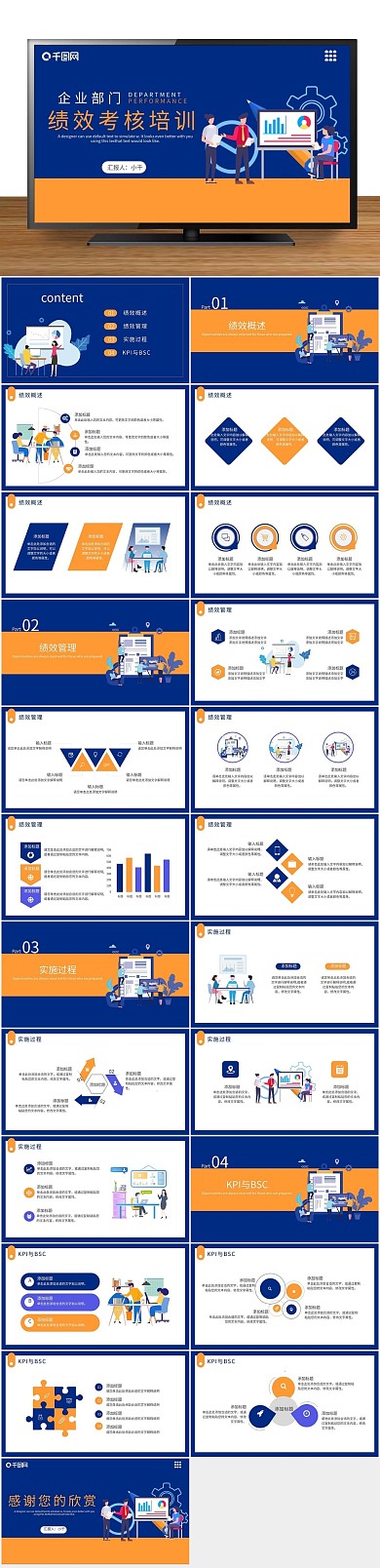 管理员工绩效考核培训课件通用PPT
