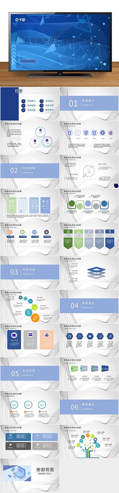 电商互联网产品介绍PPT
