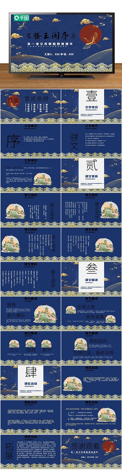 培训文言文滕王阁序教学PPT课件
