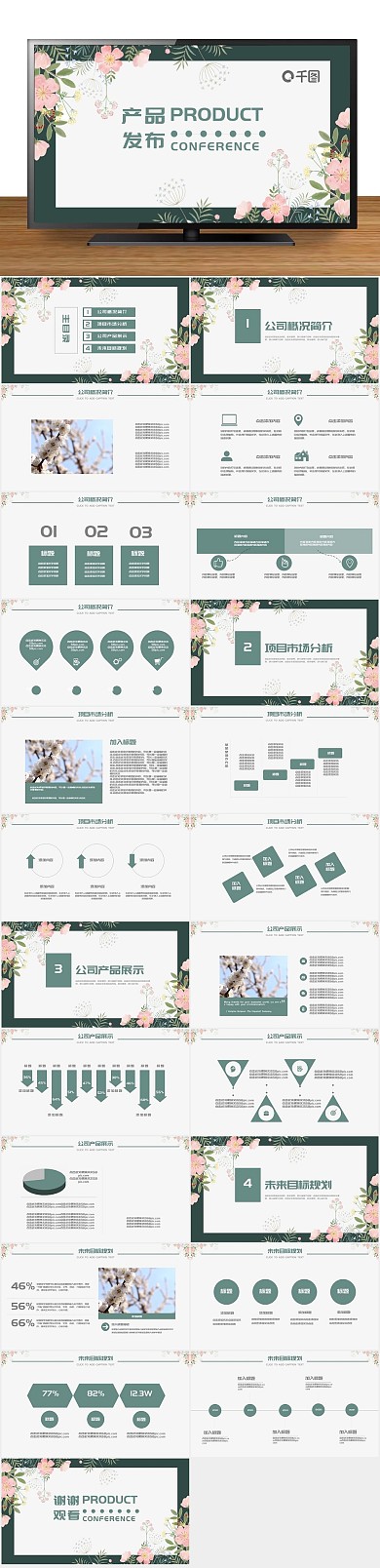 商务商业产品发布展示PPT