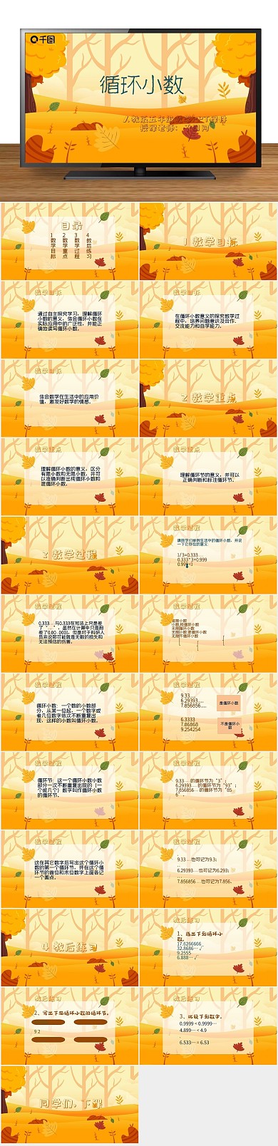 数学循环小数PPT课件
