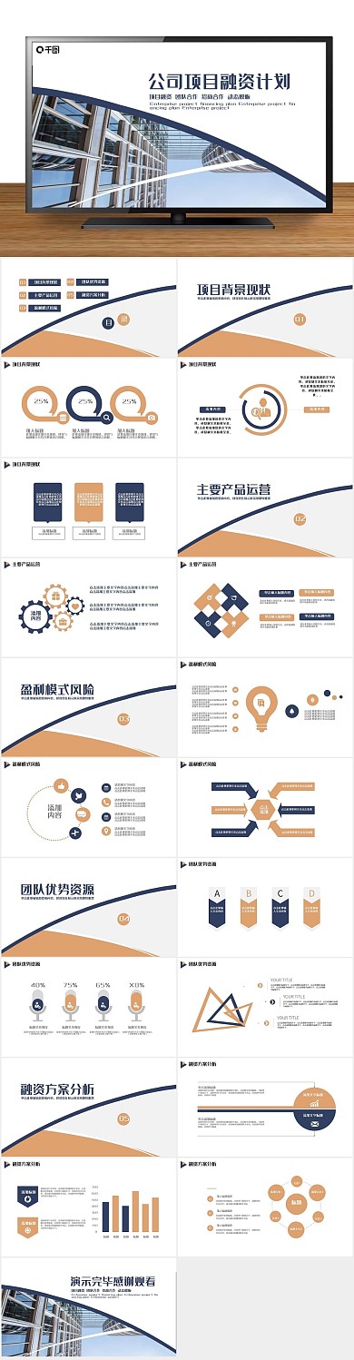 商业计划书公司项目融资计划PPT
