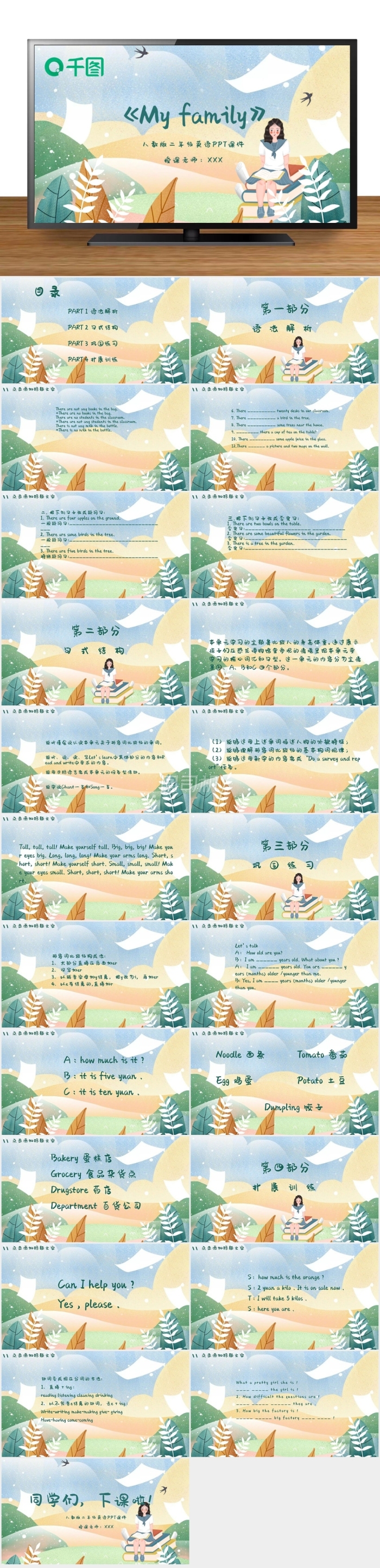 二年級MyfamilyPPT課件