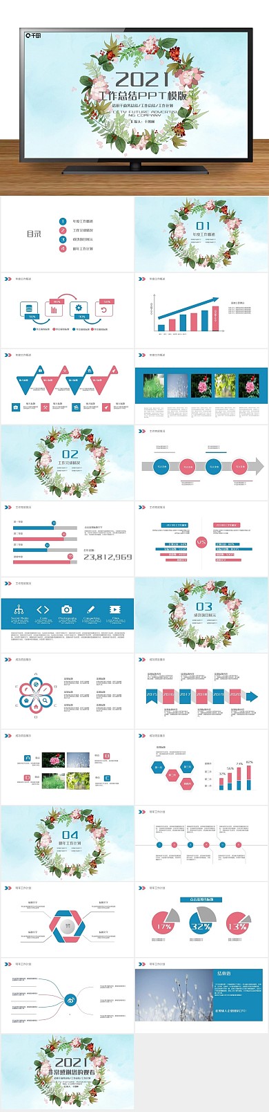 工作汇报动态工作总结计划PPT
