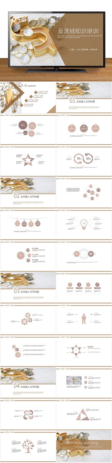 金融总结反洗钱知识培训PPT

