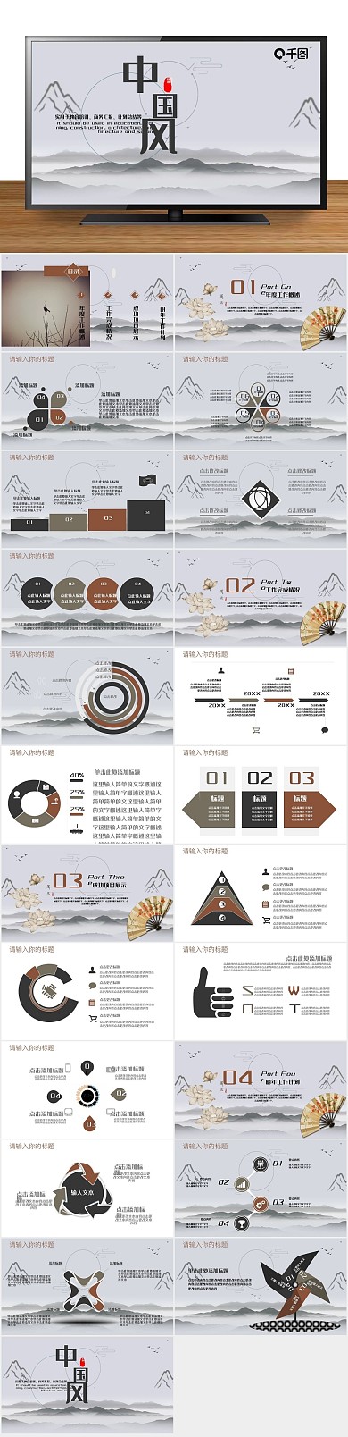 报告项目总结汇报年终总结PPT
