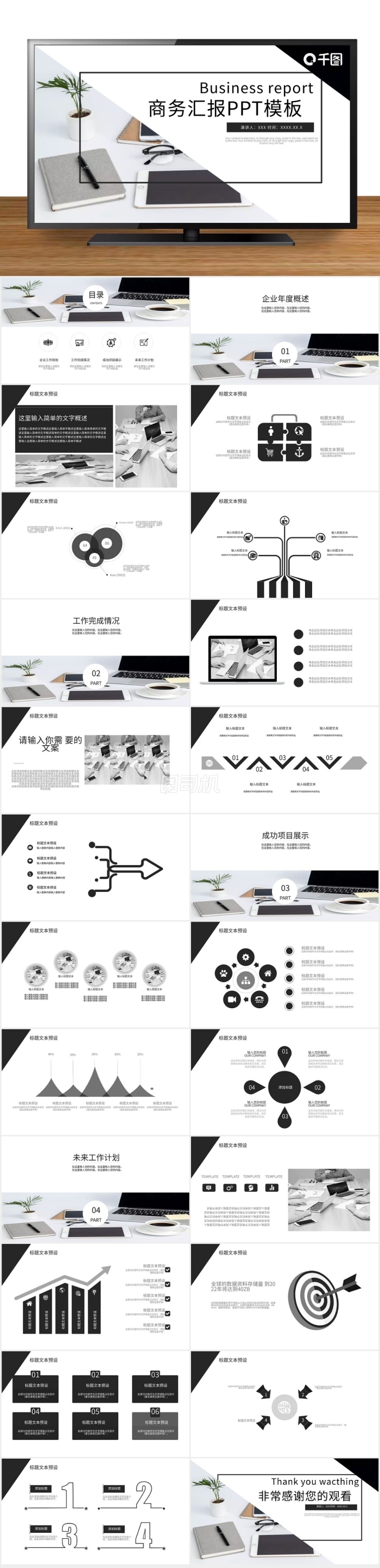 簡約風(fēng)項目部企業(yè)匯報PPT模板