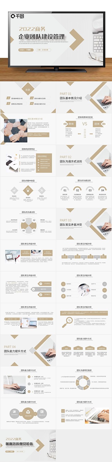 员工手册企业团队建设与管理培训PPT
