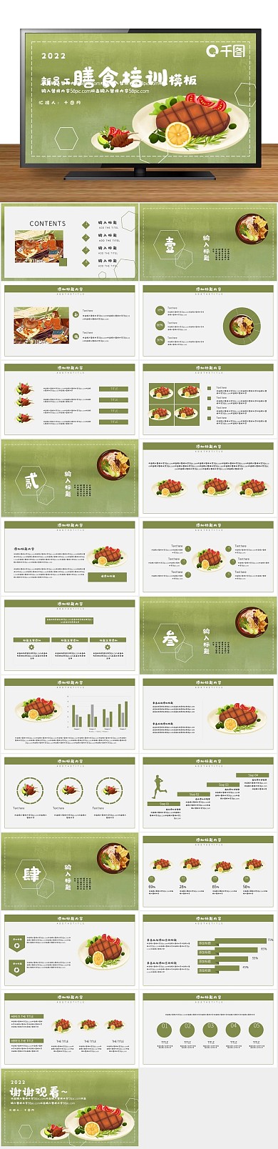 企业文化新员工膳食培训PPT
