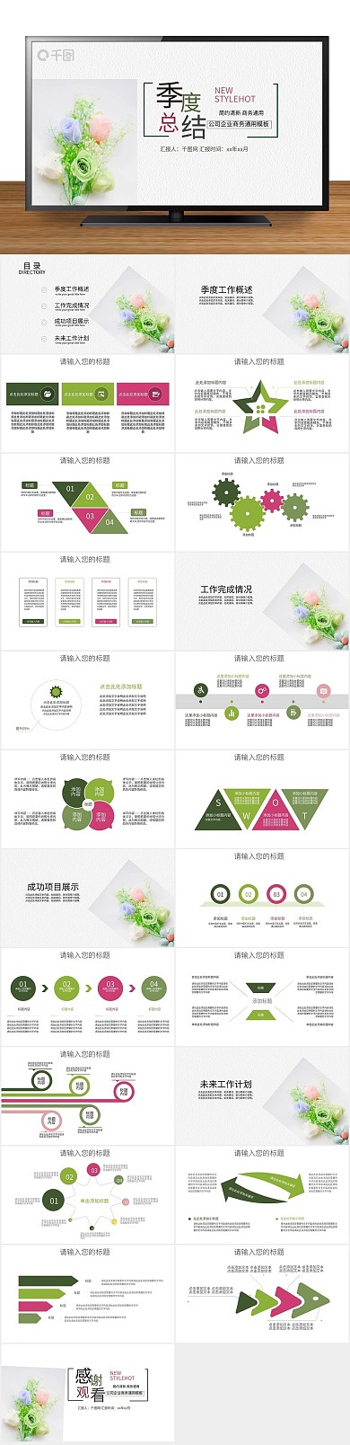报告项目工作计划汇报总结PPT
