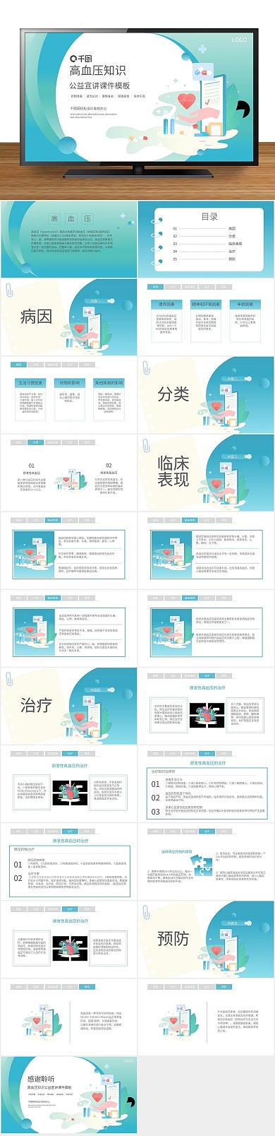 宣传高血压知识公益宣讲课件
