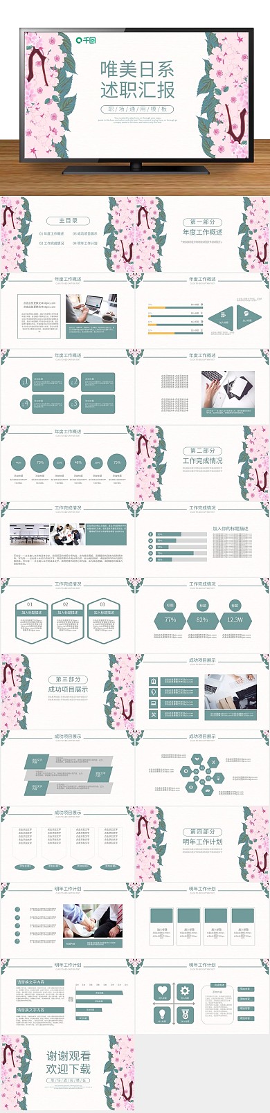 总结工作述职汇报通用ppt
