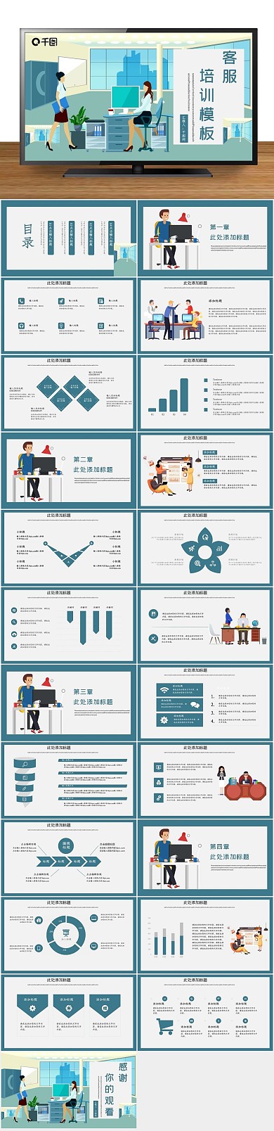 工作汇报客服沟通技巧培训PPT

