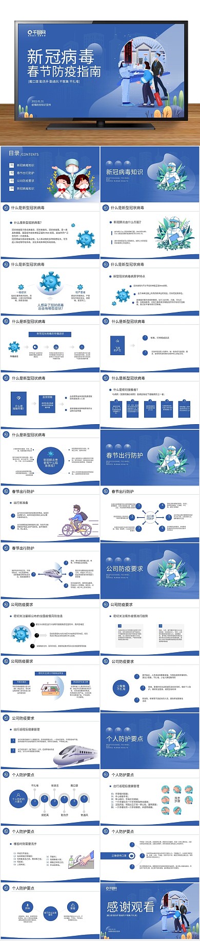 肺炎预防病毒防控指南通用PPT
