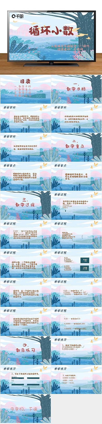 数学循环小数PPT课件
