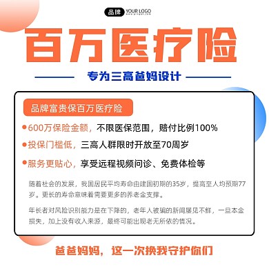 医疗险宣传摄影图海报