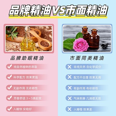 精油功效简约方图对比图