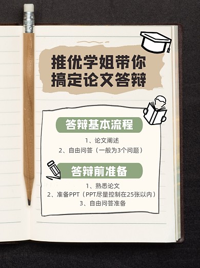论文答辩指南小红书配图