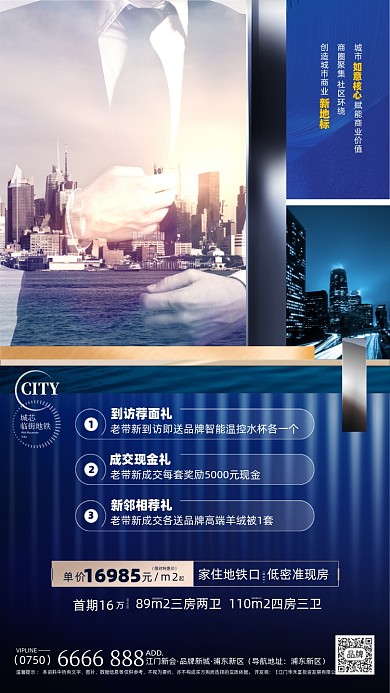 房地产营销课程摄影图海报