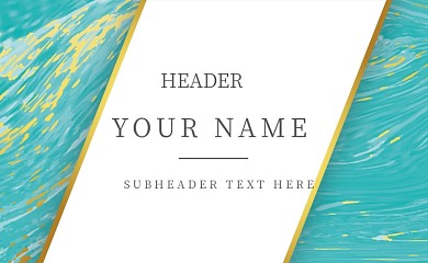 时尚浅色大气美容美发机构名片