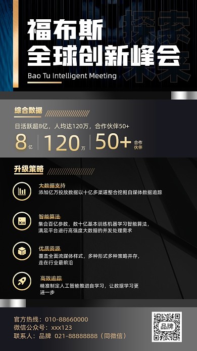 全球创业峰会商务摄影图海报