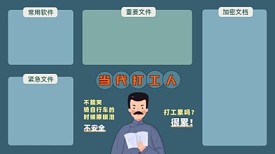 觉醒年代当代打工人电脑分区壁纸