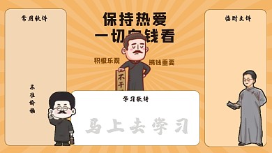 觉醒年代一切向钱看电脑分区壁纸